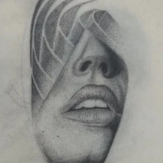 Bound Beauty- Dotwork Realism