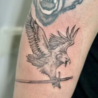 Eagle’s Fury - Blackwork
